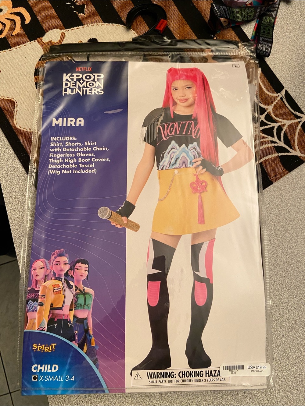 Spirit Kids Mira Costume - Yellow, Pink, Black
